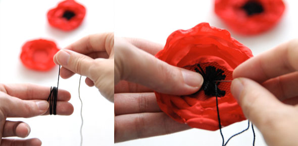 gift, gift toppers,flower,fabric,decoration,poppy,red