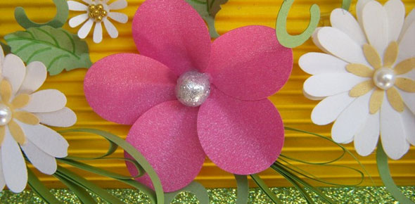 paper,flower, flowers,punchcraft,card,