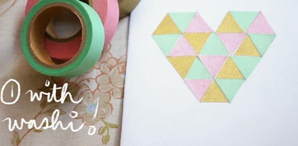 cards, heart, valentines, washi tape, stamps, love