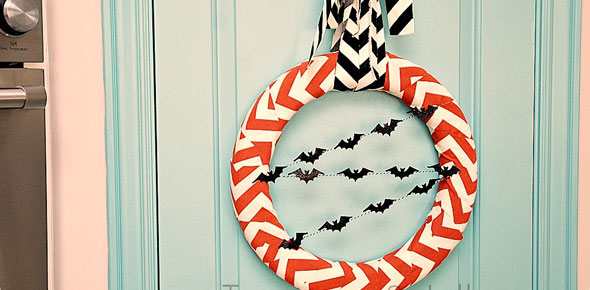 halloween,wreath,decoration,bat