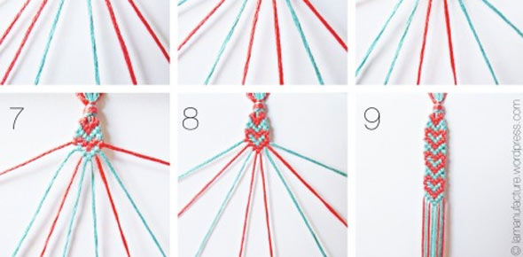 diy: heart friendship bracelets