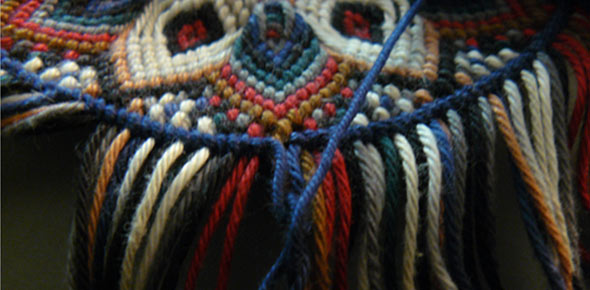 pouch,knot, yarn