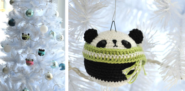 christmas,animals,decoration,bear,panda,yarn,koala