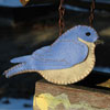 Arrival of the Bluebird – Felt Ornament
