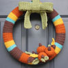 Crocheted Fall Wreath