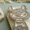 Hand Carved Rubber Stamps