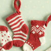 Knitted Mini Christmas Stockings