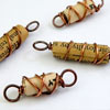 Paper and Wire Wrapped Bead Tutorial