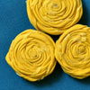 Rolled Fabric Flowers