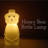Upcycled Honey Bear Bottle Lamp