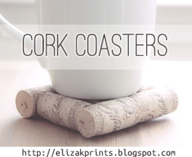 coasters, recycle, upcycle, cork, cork coasters
