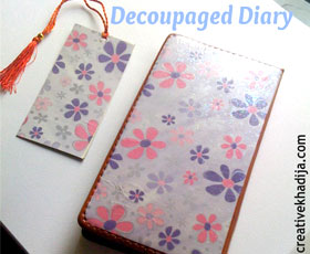 modpodge, design, journal, diary cover, decoupage, scrapbook, tutorial, 
