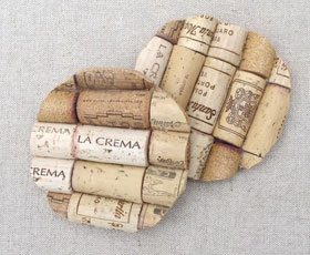 recycle,coasters,cork