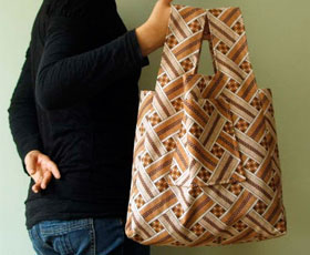 sewing, handmade, vintage, retro, tote, bag, market tote, knitting bag, lunch bag