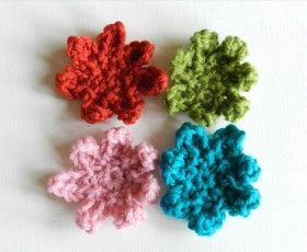 crochet, flower, daisy, yarn